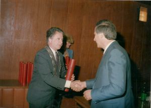 1988. - Dr Sava Popadić - Promocija Doktorata